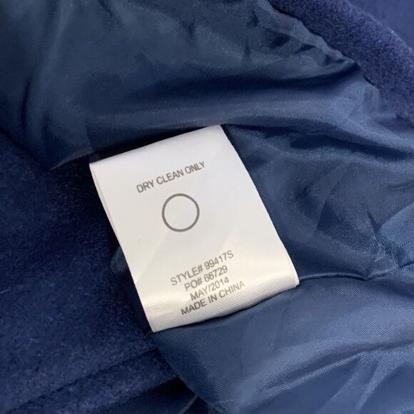 Rampage Size Large Royal Blue Peacoat Double Breasted Jacket Coat Classy Career - Picture 8 of 8